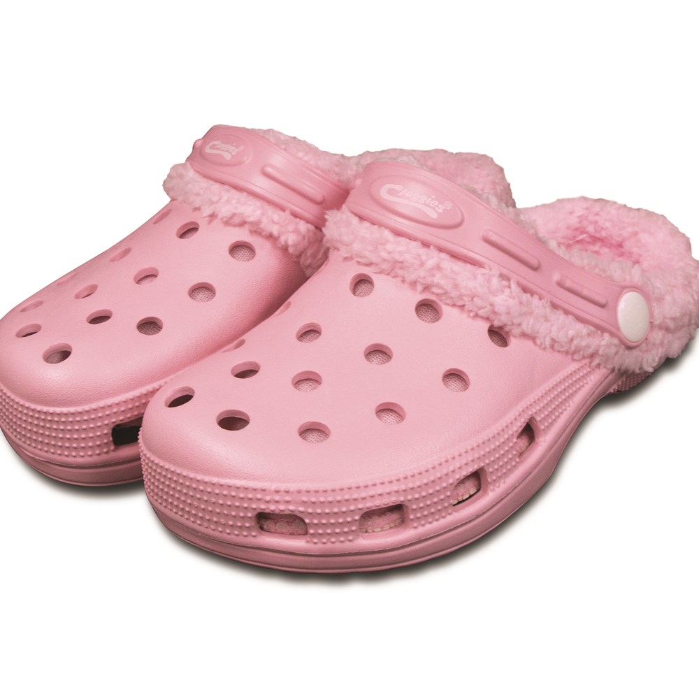 Town and Country - Kids Fleecy Cloggies® Pink